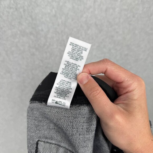 Frame Womens Le Slouch Utility Carpenter Double Front Jeans Size 26 Blackwater - Picture 11 of 16